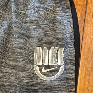 Boys Large Nike Grey/Black Joggers. EUC.
